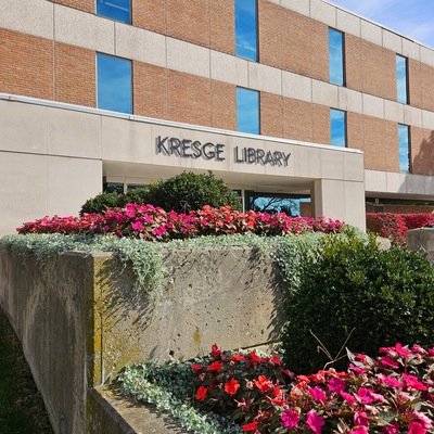 Exterior of Kresge Library