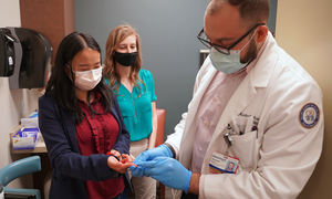 Students at the Burstein Clinic