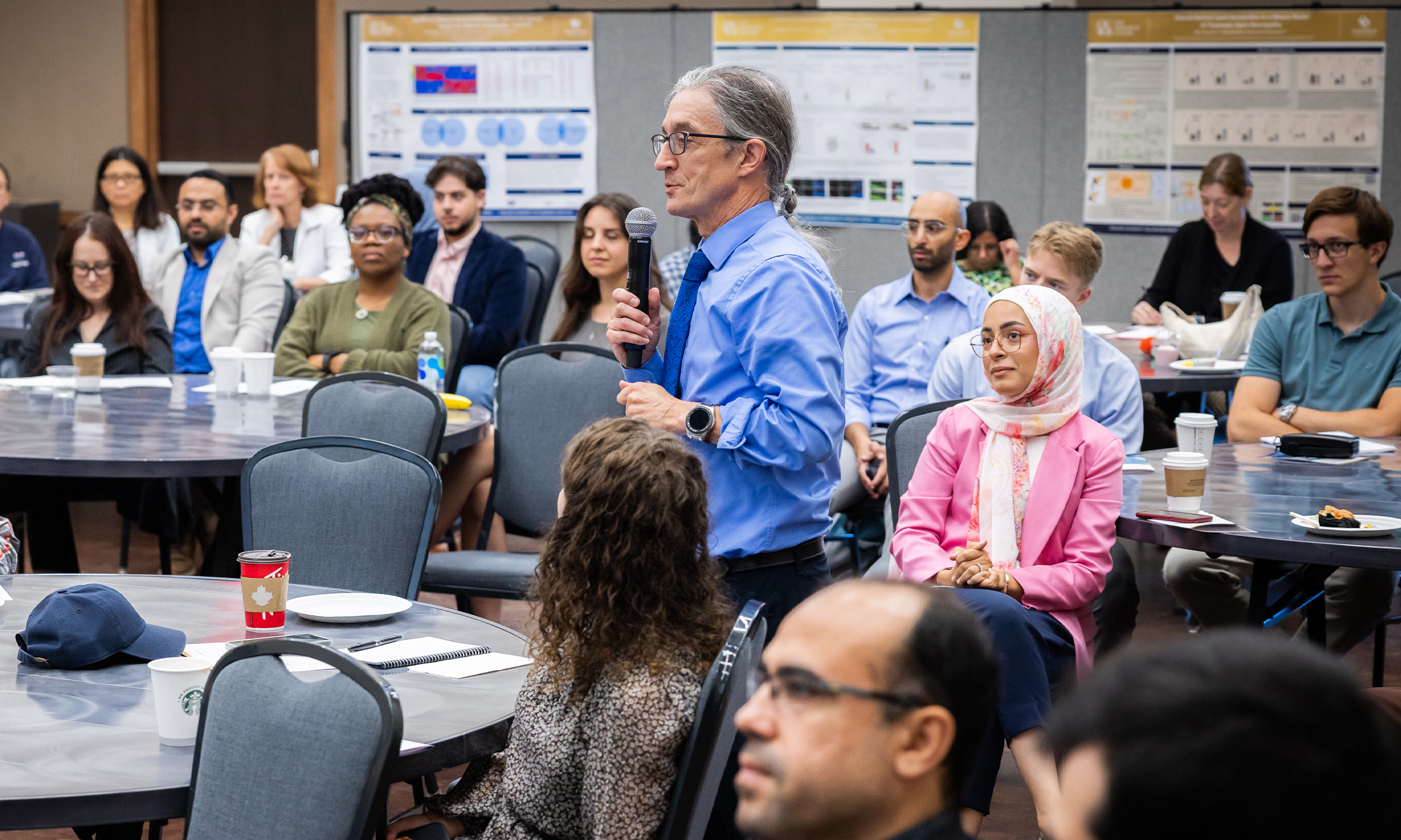 An image of Ken Mitton speaking during the event
