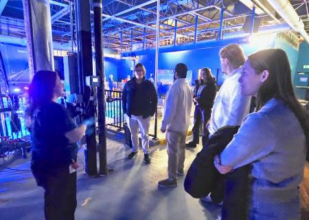 OU Senior design students get a behind-the-scenes tour at Sea Life Aquarium