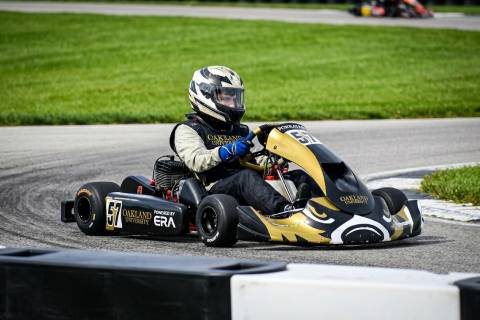 Driver Jose Barrios on Saturday, April 18, 2026, at Purdue Grand Prix Track
