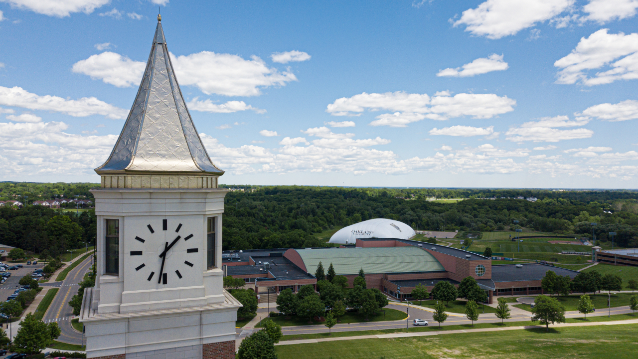 Elliott Tower and campus