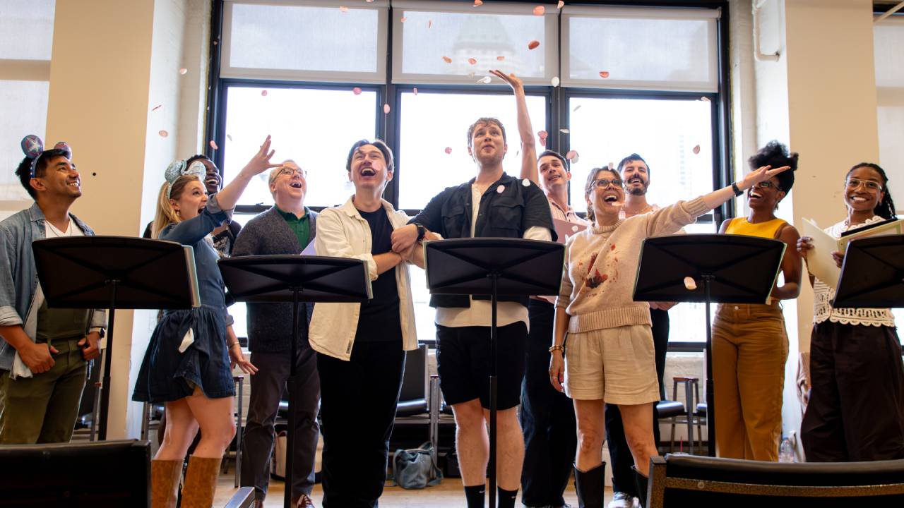 The cast of “Pringle & Finn, The Musical!”