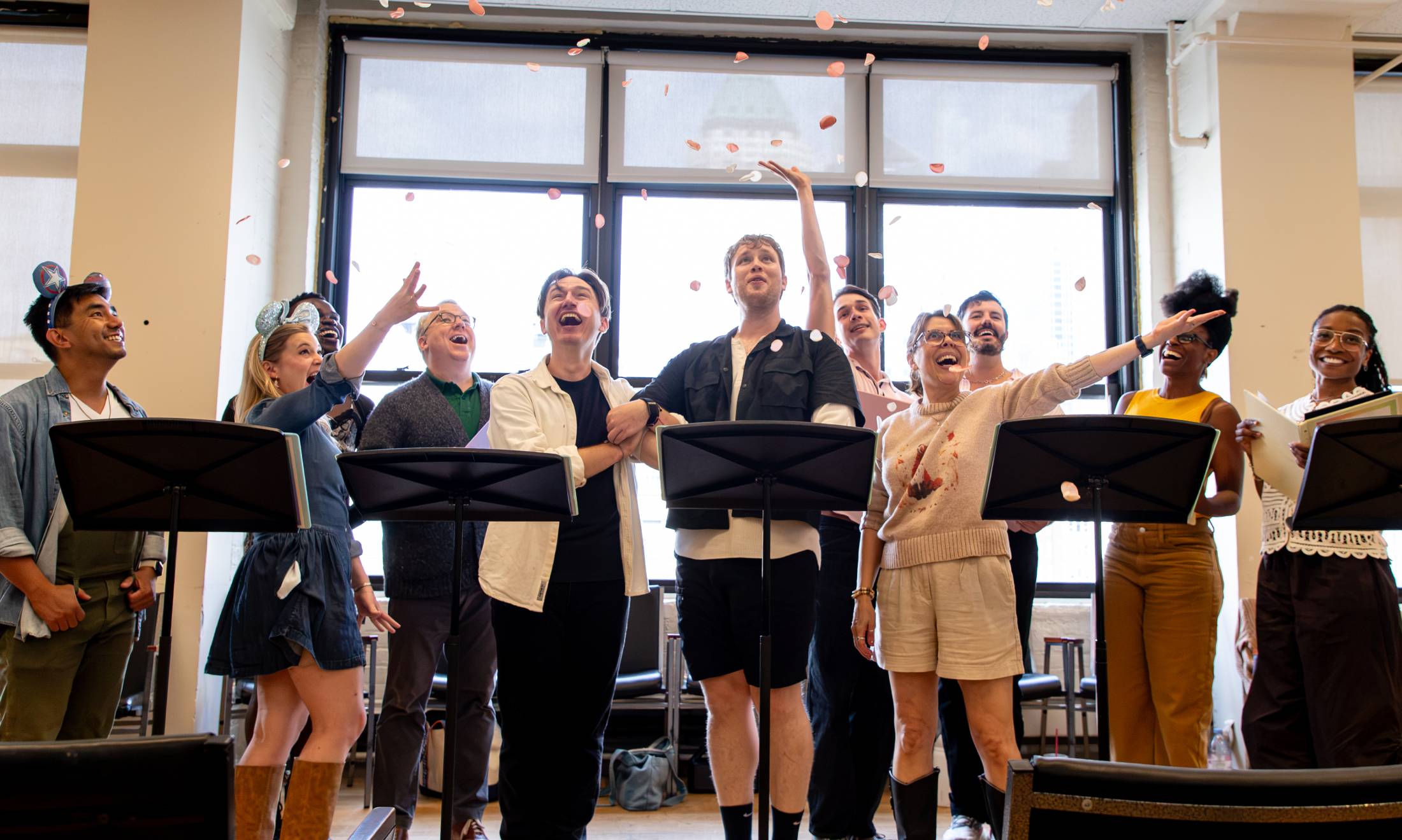 The cast of “Pringle & Finn, The Musical!”