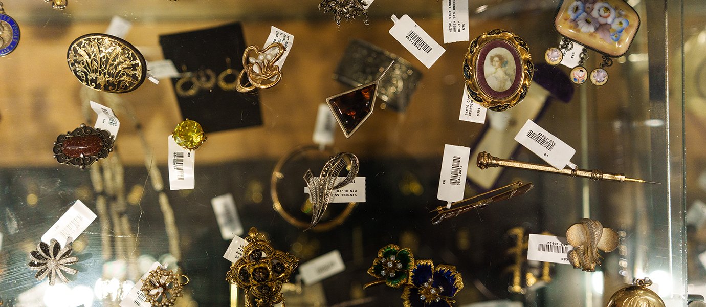 A collection of jewelry