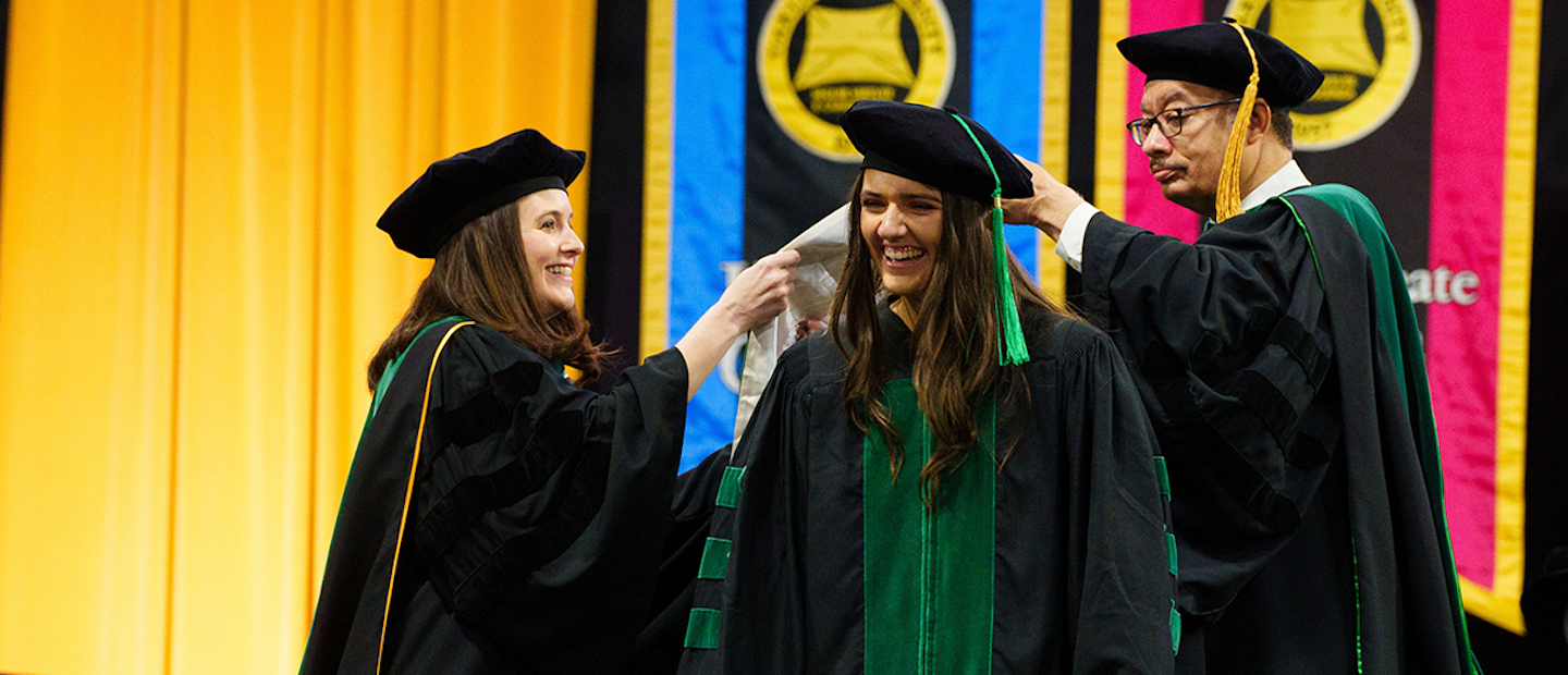 Strategic Plan Banner An image from the 2024 OUWB Commencement