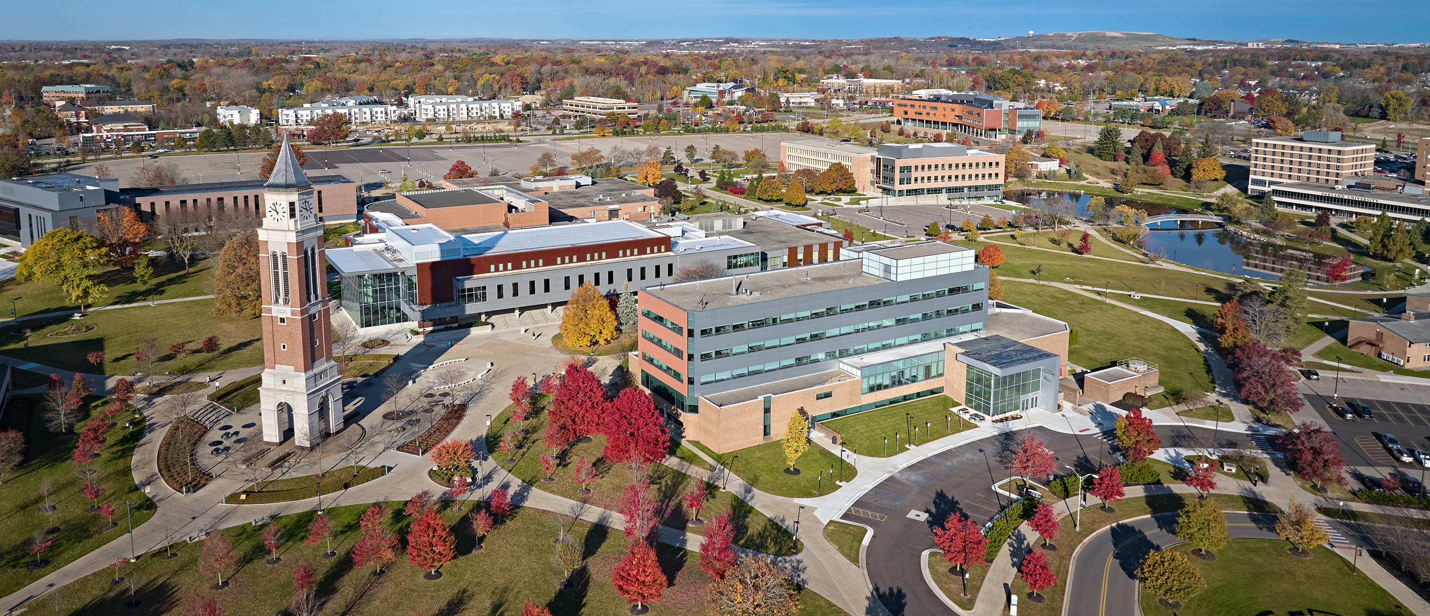 OUWB Campus Banner An aerial image of the OU campus