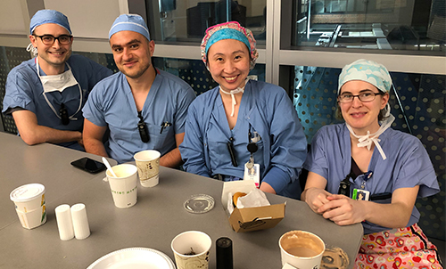 An image of Dr. Xi and colleagues