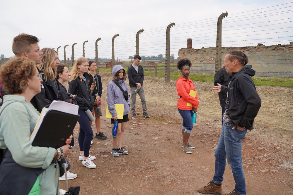 An image from the 2022 cohort that travelled to Poland