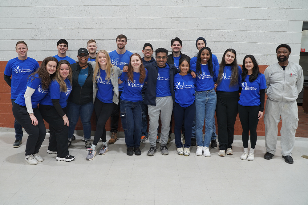 An image of volunteers from the day's event