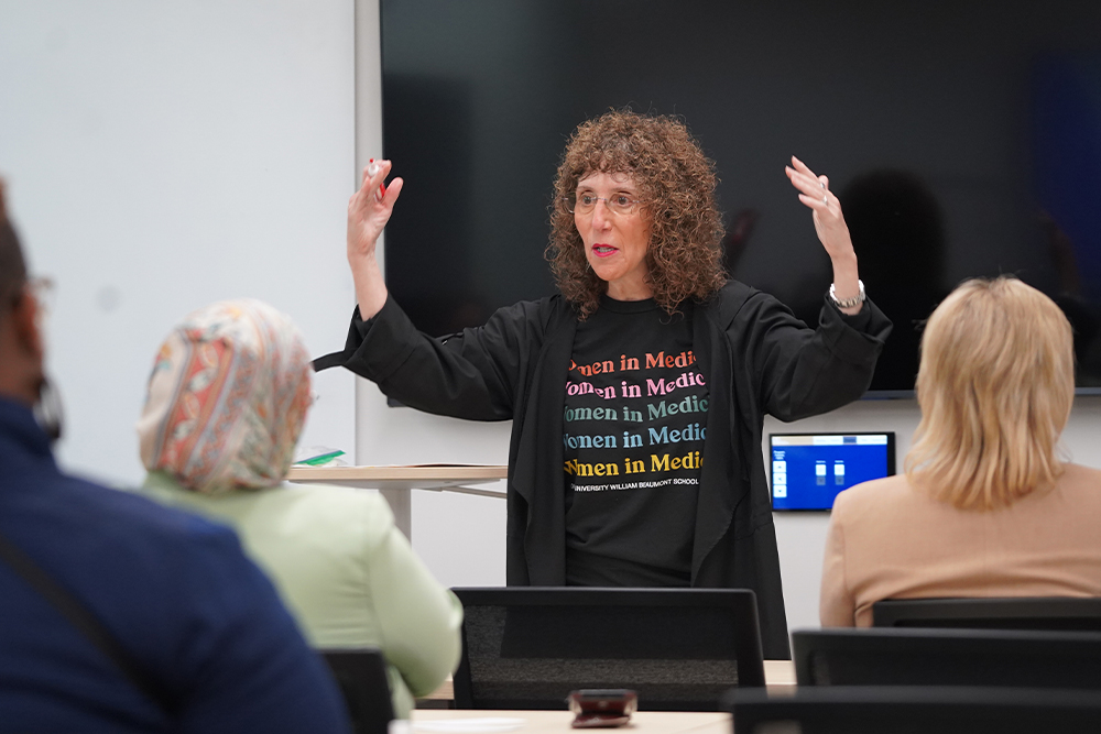 An image of Dr. Pescovitz speaking