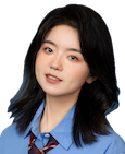 Xinyi Wang smiling at the camera