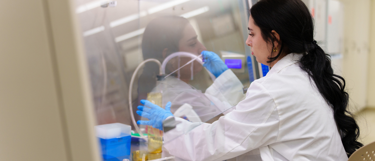 Person working in lab