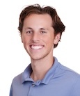 Cameron Anderson smiling at the camera