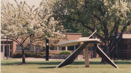 sculpture on OU campus